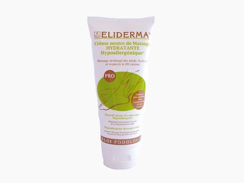 Soin des pieds | Crème de massage protectrice et hydratante pour pieds secs ELIDERMA