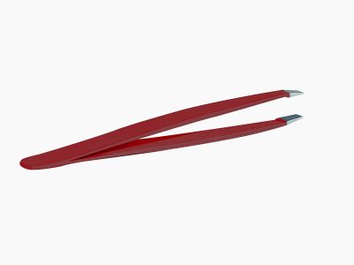 Pince à épiler inox mors carrés