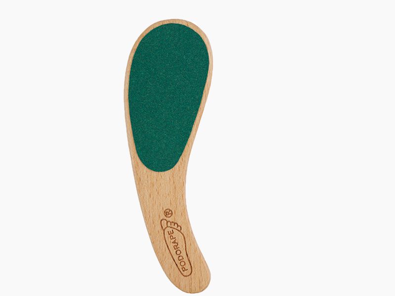 Soin des pieds | Râpe à pieds format voyage en bois naturel | PODORAPE