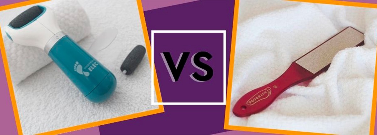 Que choisir : Râpe pour pieds manuelle ou électrique ?